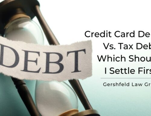 Credit Card Debt Vs. Tax Debt: Which Should I Settle First?