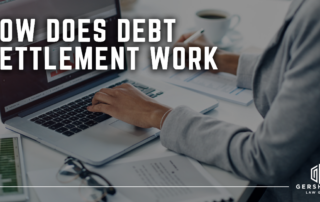 how does debt settlement work