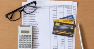 reviewing credit card debt