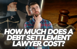 how much does a debt settlement lawyer cost