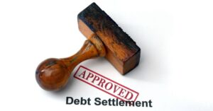 (approved debt settlement stamp)