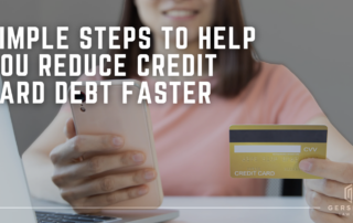 how do I reduce credit card debt