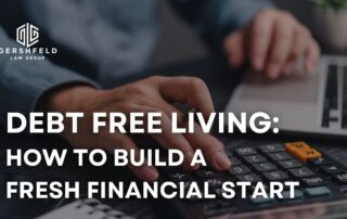 Person celebrating financial freedom with family