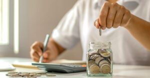 saving money to reduce credit reliance
